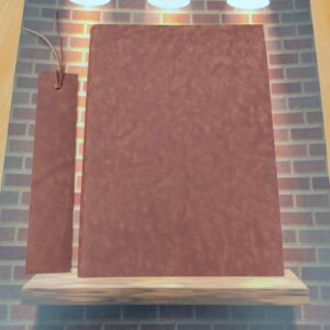 Caderno em couro Capa Flexivel